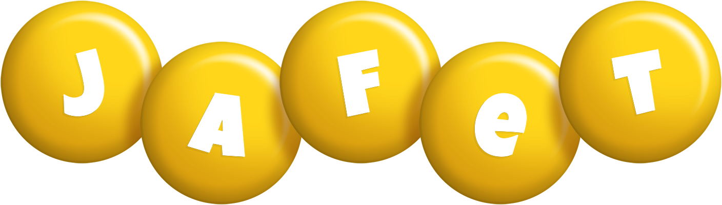 Jafet candy-yellow logo