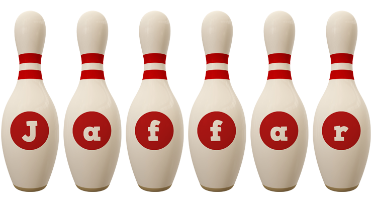 Jaffar bowling-pin logo