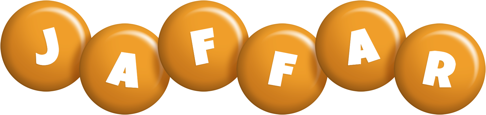 Jaffar candy-orange logo