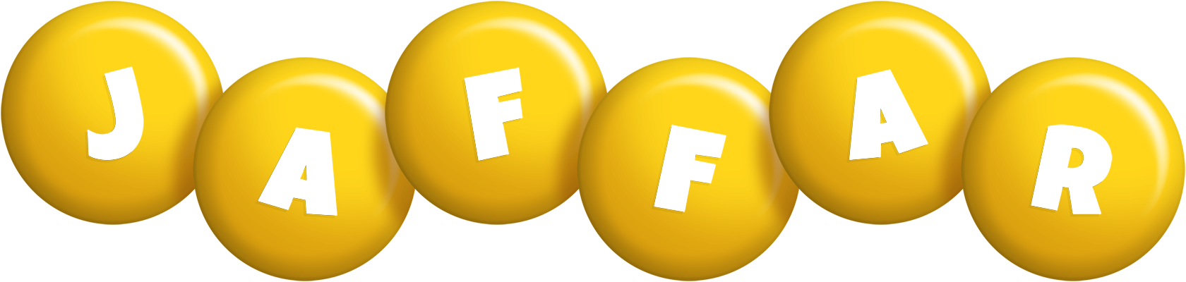 Jaffar candy-yellow logo