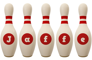 Jaffe bowling-pin logo