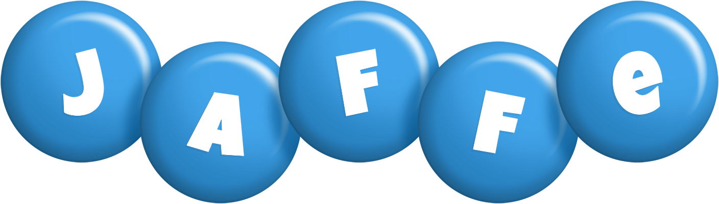 Jaffe candy-blue logo