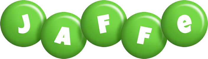 Jaffe candy-green logo