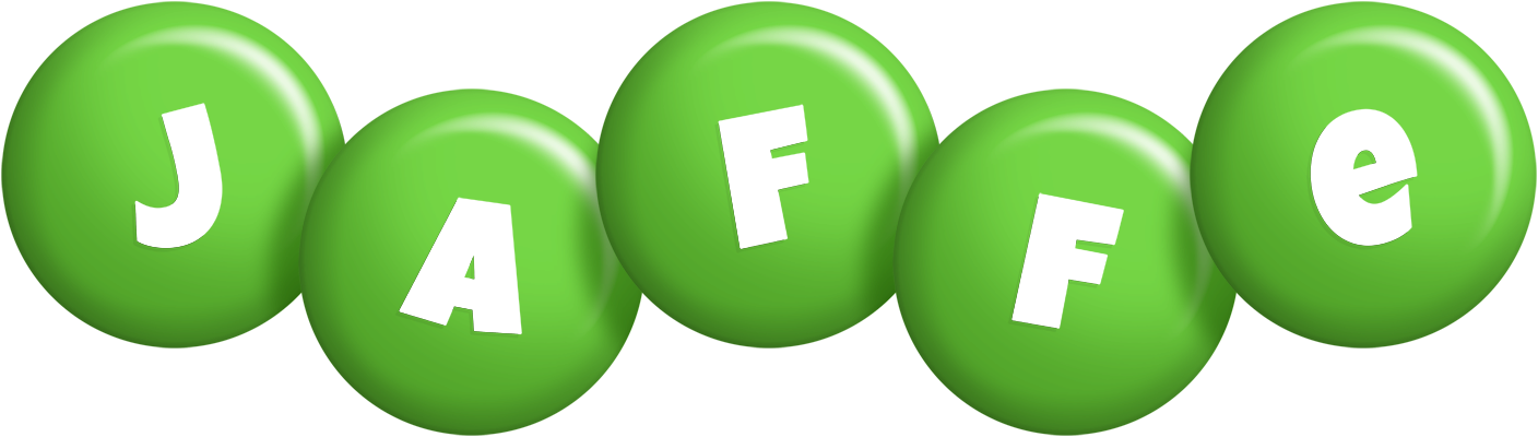 Jaffe candy-green logo