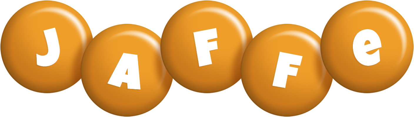 Jaffe candy-orange logo