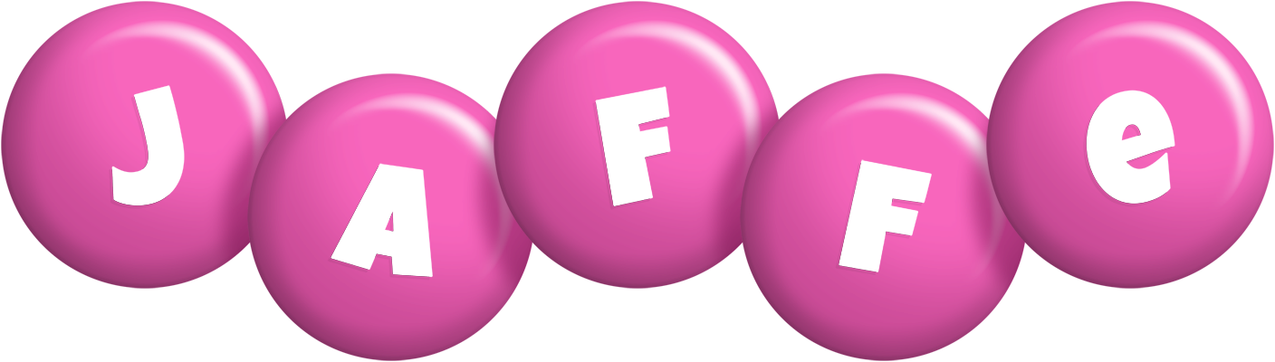 Jaffe candy-pink logo