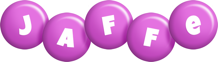 Jaffe candy-purple logo