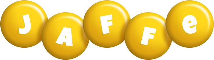 Jaffe candy-yellow logo