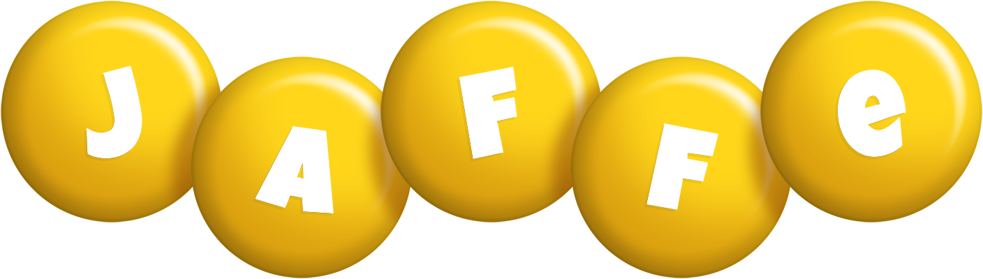 Jaffe candy-yellow logo