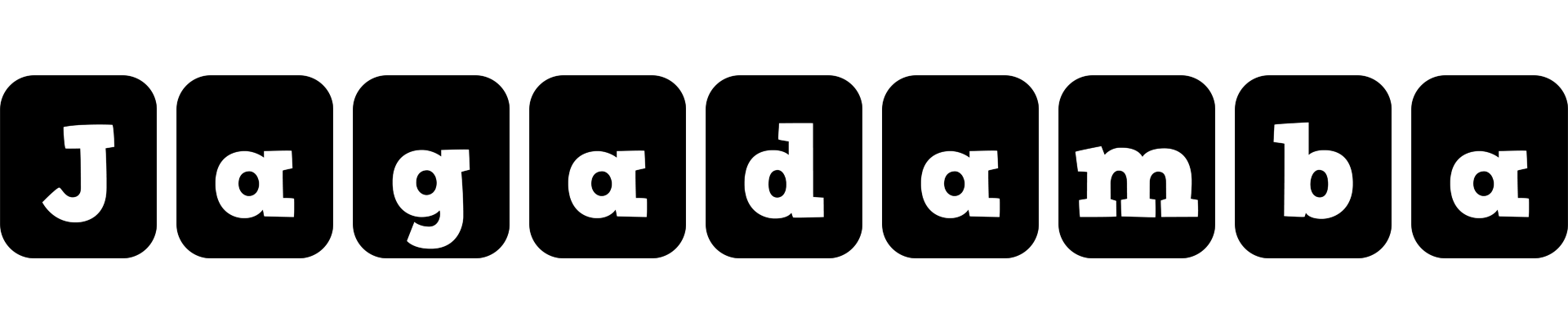 Jagadamba box logo