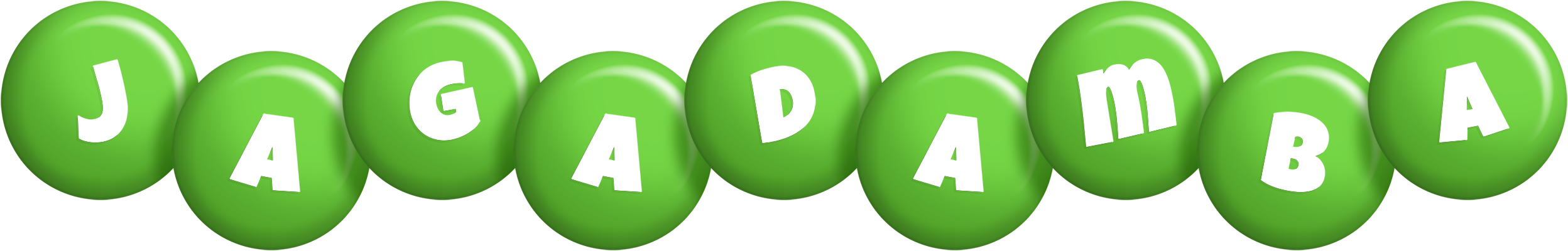 Jagadamba candy-green logo