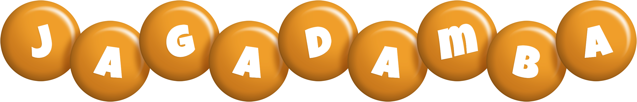 Jagadamba candy-orange logo