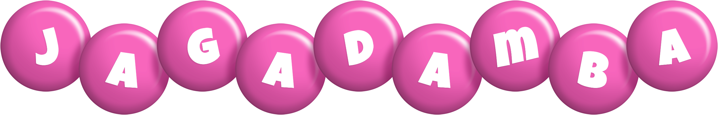Jagadamba candy-pink logo