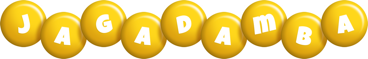 Jagadamba candy-yellow logo