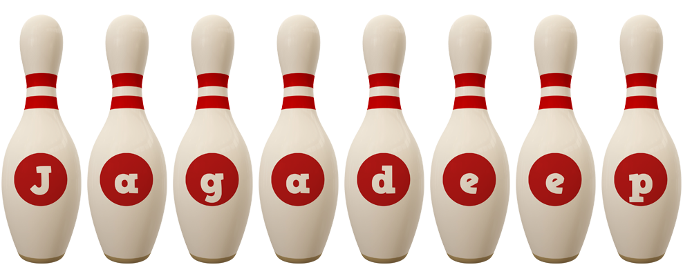 Jagadeep bowling-pin logo
