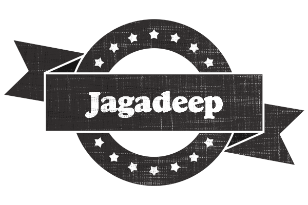 Jagadeep grunge logo