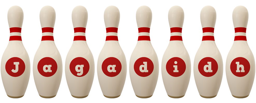 Jagadidh bowling-pin logo