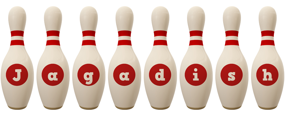 Jagadish bowling-pin logo