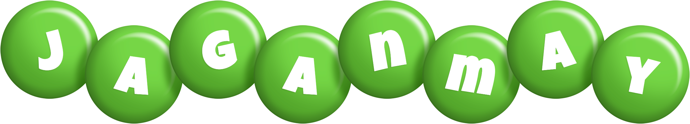 Jaganmay candy-green logo