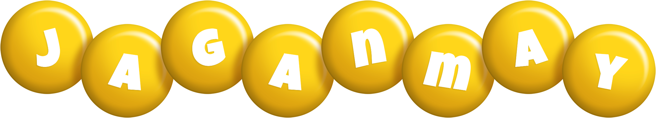 Jaganmay candy-yellow logo