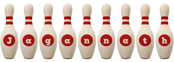 Jagannath bowling-pin logo