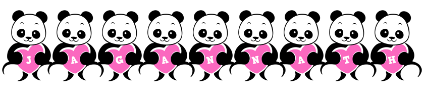 Jagannath love-panda logo