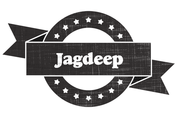 Jagdeep grunge logo