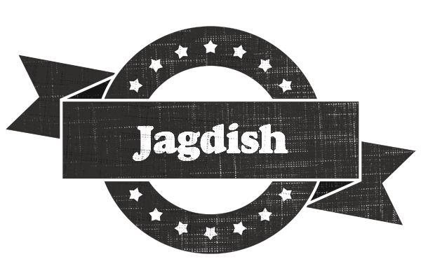 Jagdish grunge logo