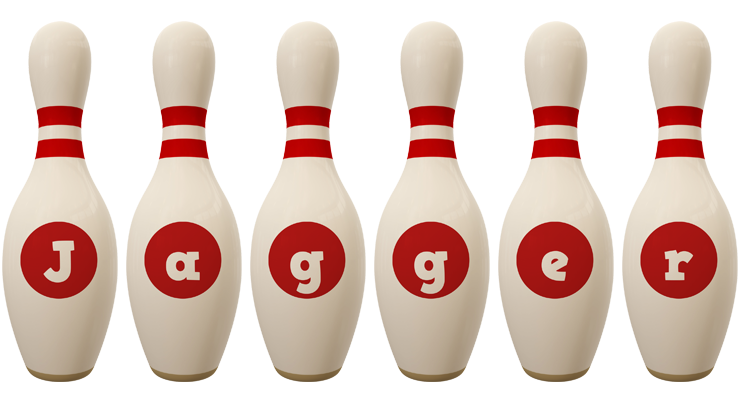 Jagger bowling-pin logo