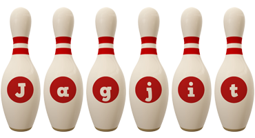 Jagjit bowling-pin logo