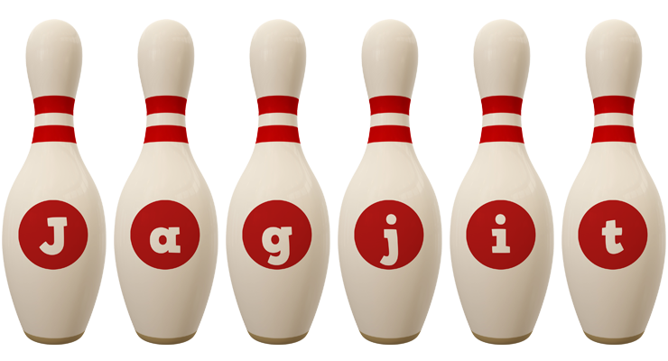 Jagjit bowling-pin logo