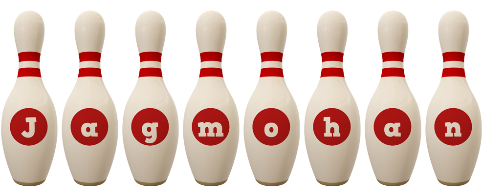 Jagmohan bowling-pin logo