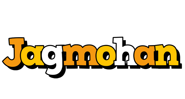 Jagmohan cartoon logo