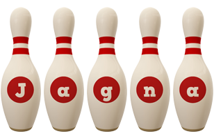 Jagna bowling-pin logo