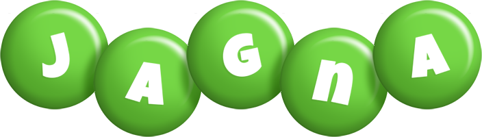 Jagna candy-green logo