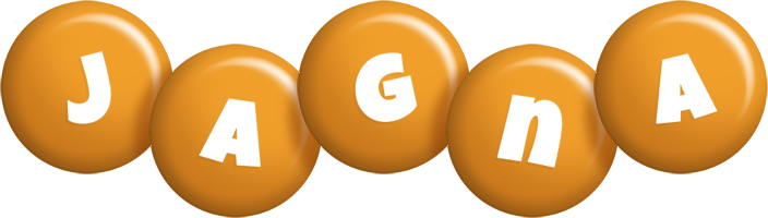 Jagna candy-orange logo