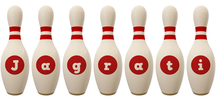 Jagrati bowling-pin logo