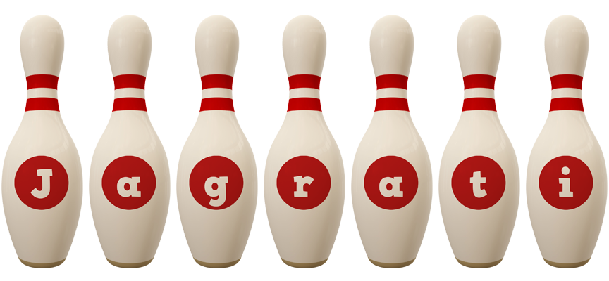 Jagrati bowling-pin logo