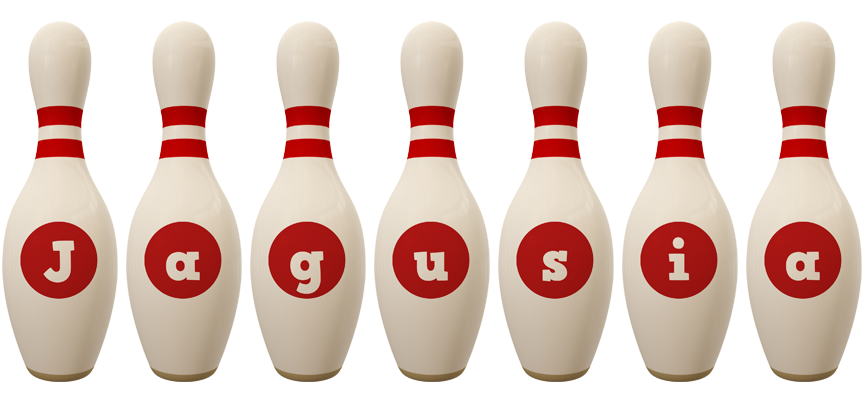 Jagusia bowling-pin logo