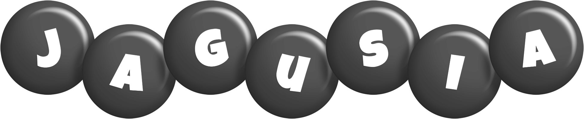 Jagusia candy-black logo