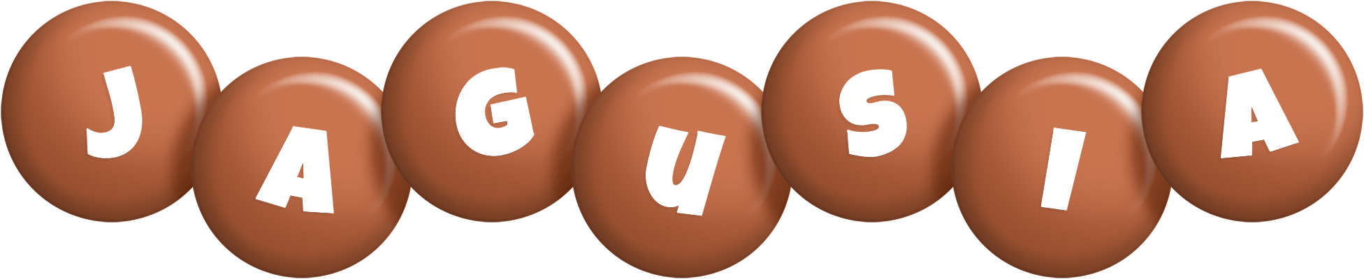 Jagusia candy-brown logo