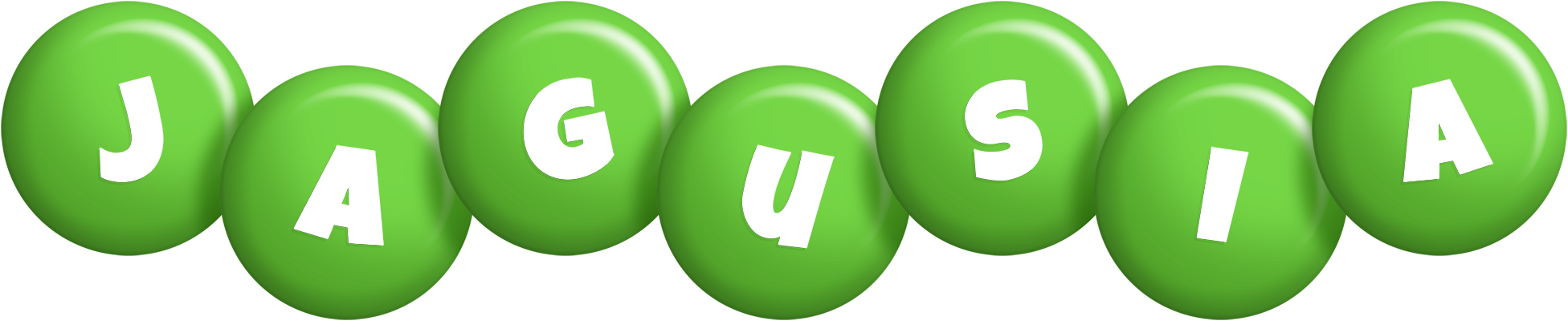 Jagusia candy-green logo