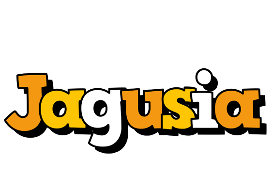 Jagusia cartoon logo