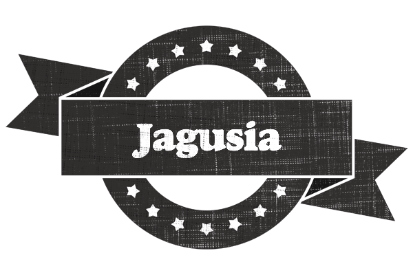 Jagusia grunge logo