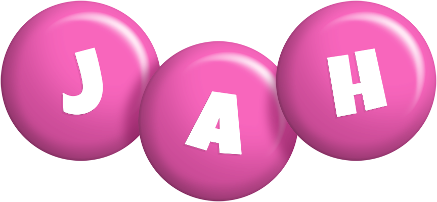 Jah candy-pink logo