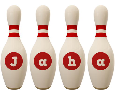Jaha bowling-pin logo