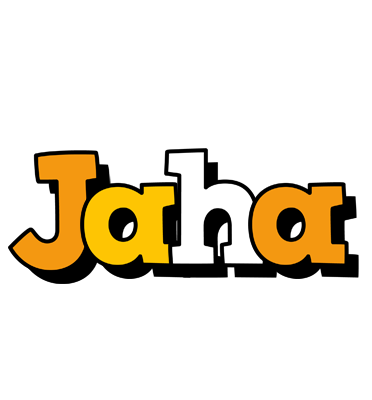 Jaha cartoon logo
