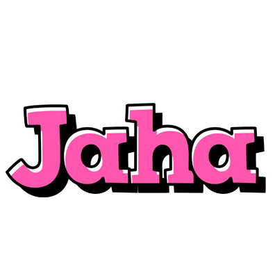 Jaha girlish logo