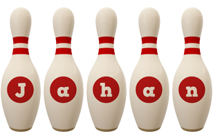 Jahan bowling-pin logo