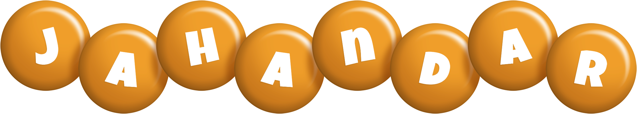 Jahandar candy-orange logo